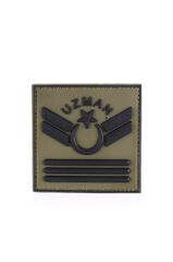 Single Sword Plastik Patch - Peç Uzman Rütbe HAKİ - UZM.KD4