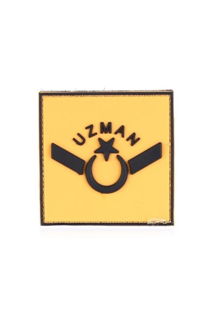 Single Sword Plastik Patch - Peç Uzman Rütbe BEJ - UZM.ÇVŞ
