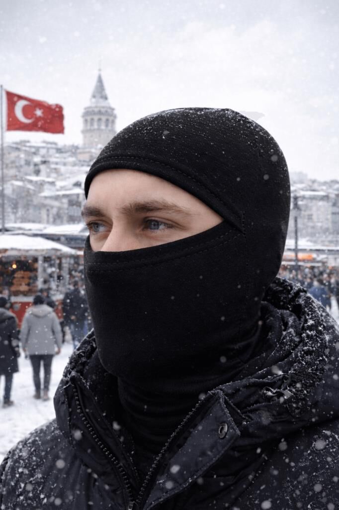 Single Sword Army Termal Kar Maskesi Erkek&Kadın Balaklava HAKİ