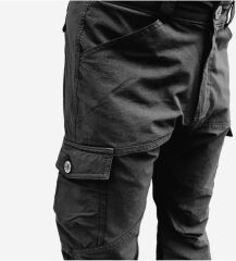 Kaçkar kargo Pantolonu (Hight mountain) Kargo Koruma Taktikal Pantolon. SİYAH - 2XL