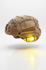 Single Sword Tactical Signal Light Kask ve Boyun Asmalı Pilli Taktik Sinyal Lambası 12 cm