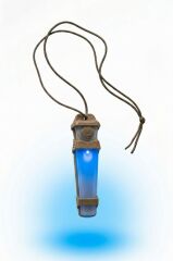 Single Sword Tactical Signal Light Kask ve Boyun Asmalı Pilli Taktik Sinyal Lambası 12 cm SARI