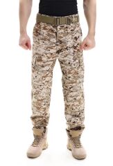 Kamuflaj Taktik Çöl Rengi Pantolon (İthal) Çöl Dijital -Çöl Kamuflaj-Taktik Çok Cepli 2XL - Ç.KAMUFLAJ