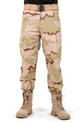Kamuflaj Taktik Çöl Rengi Pantolon (İthal) Çöl Dijital -Çöl Kamuflaj-Taktik Çok Cepli Ç.KAMUFLAJ - L