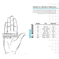 Single Sword Tam Parmak Dokunmatik Özellikli Destekli Taktik ve Motosiklet, Bisiklet Eldiveni BEJ - L