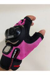 PRO BIKER DARBELİ YARIM PARMAK BEDENLİ S - PEMBE