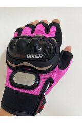 PRO BIKER DARBELİ YARIM PARMAK BEDENLİ S - PEMBE