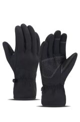 Single Sword Softshell Soğuk, Rüzgar ve Su Geçirmez Dokunmatik Eldiven, Motosiklet ve Taktik Eldiven