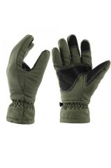 Single Sword Softshell Soğuk, Rüzgar ve Su Geçirmez Dokunmatik Eldiven, Motosiklet ve Taktik Eldiven HAKİ - XL