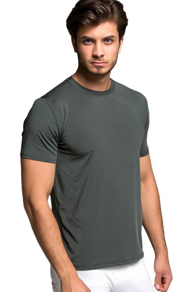Thermoform HZT18003 Microfiber Kısa Kol Fanila HAKİ - S