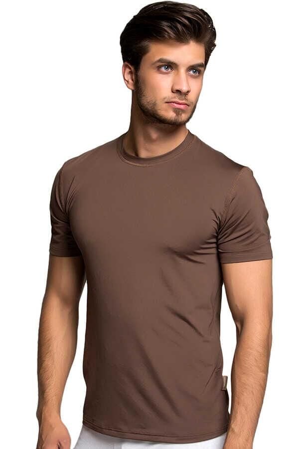 Thermoform HZT18003 Microfiber Kısa Kol Fanila KAHVE - M
