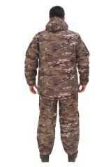 Single Sword Su Geçirmez Kışlık Softshell Mont&Pantolon Salopet Takım MULTİCAM - L