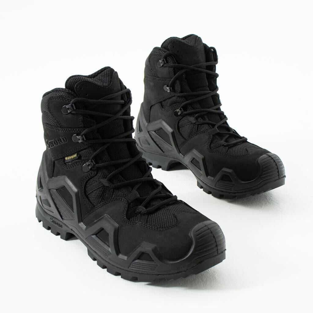 Single Sword SS611 Su Geçirmez Asker Polis Kısa Tactical Bot SİYAH - 37