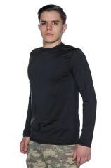 Single Sword Uzun Kol Microfiber T-Shirt - Tişört SİYAH - XL