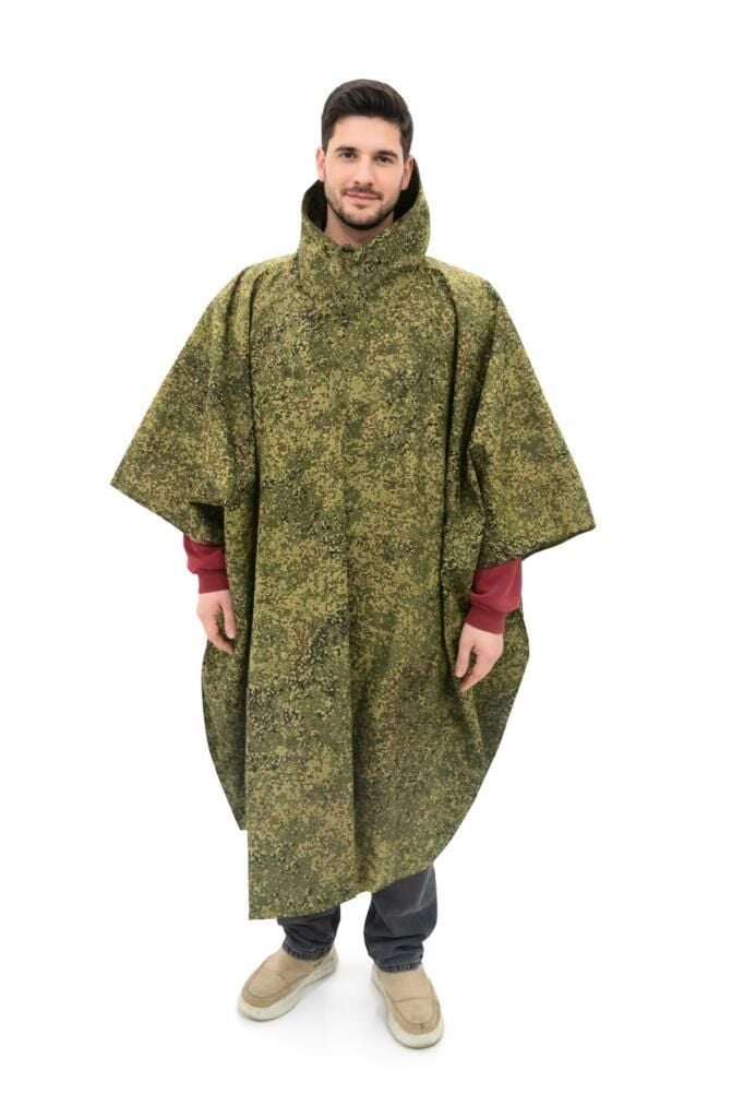 Single Sword Askeri Panço Yağmurluk Kamuflaj Desen XXS - KAMUFLAJ