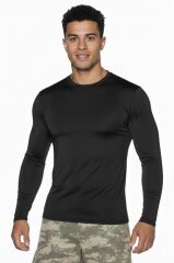 Single Sword Uzun Kol Microfiber T-Shirt - Tişört SİYAH - L