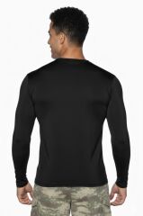 Single Sword Uzun Kol Microfiber T-Shirt - Tişört SİYAH - L