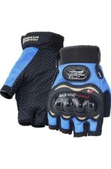 PRO BIKER DARBELİ YARIM PARMAK BEDENLİ 2XL - MAVİ