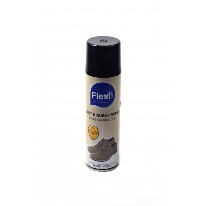 Flexi Süet Sprey 250 ML Naturel Renk- Süet Ayakkabı Spreyi- Nubuk Temizleme Spreyi