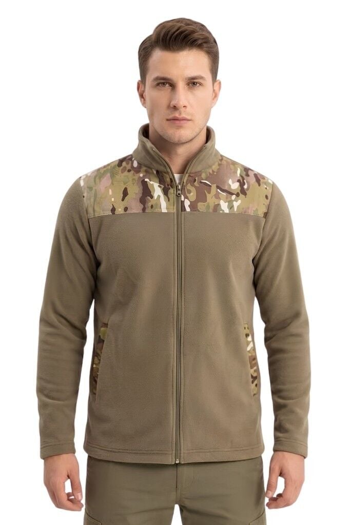Single Sword Erkek&Kadın Tactical Garni Polar Mont-Hırka-Ceket 3XL - MULTİCAM