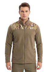 Single Sword Erkek&Kadın Tactical Garni Polar Mont-Hırka-Ceket 3XL - MULTİCAM