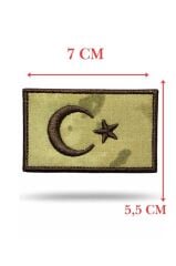 Single Sword Nakış Bayrak Patch - Peç 7 Cm X 3,5Cm JAN