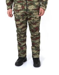 Metam Outdoor Softshell Su Geçirmez Kışlık Taktik Erkek Pantolon, Kamuflaj TSK - M