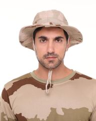 Single Sword Jungle Kep - Şapka - Katlanabilir Safari Fötr Şapkası SYH.KMF