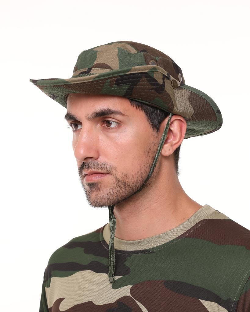 Single Sword Jungle Kep - Şapka - Katlanabilir Safari Fötr Şapkası USA