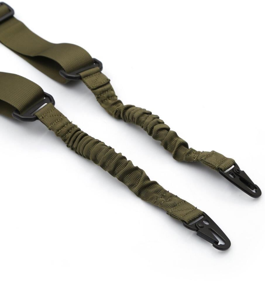 Single Sword Çift (İki) Nokta Yaylı Askı Kayışı HAKİ