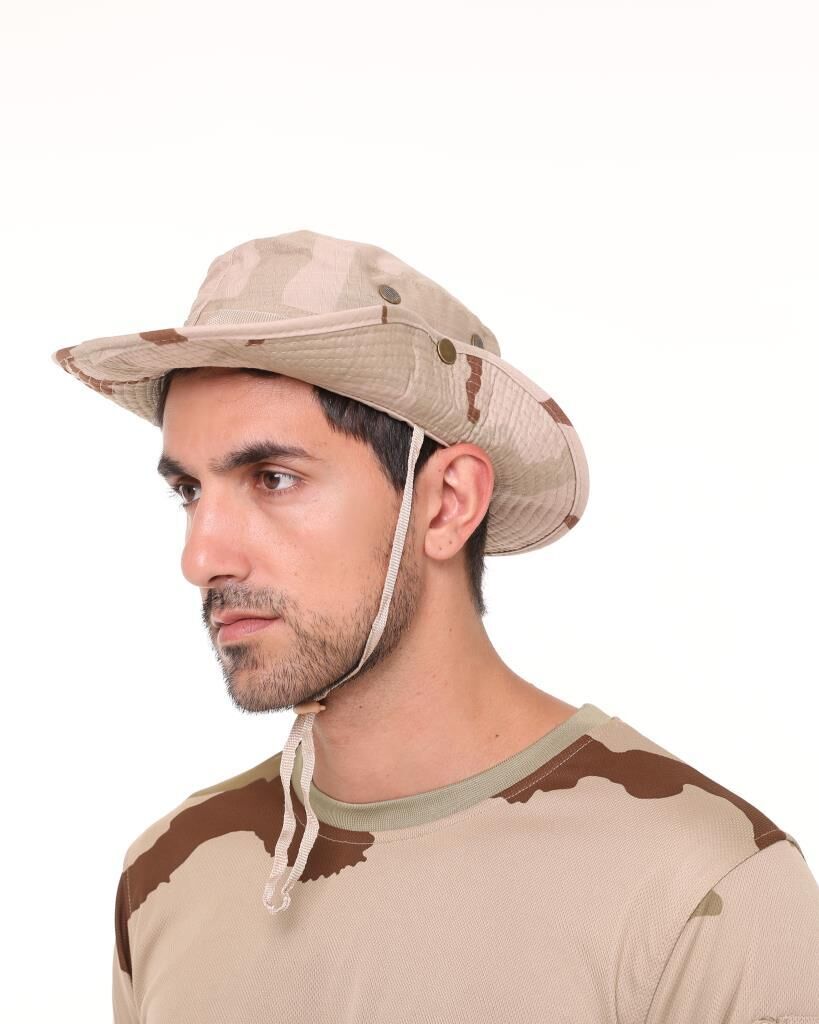 Single Sword Jungle Kep - Şapka - Katlanabilir Safari Fötr Şapkası Ç.KMF