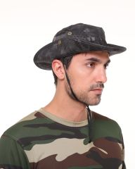 Single Sword Jungle Kep - Şapka - Katlanabilir Safari Fötr Şapkası SYH.KMF