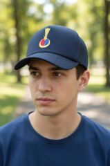 Single Sword Jandarma Asayiş Kep, Lacivert Yazlık ve Kışlık Şapka, Standart