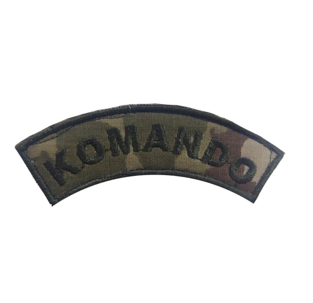 Single Sword Komando Yazılı Nakış Patch - Peç