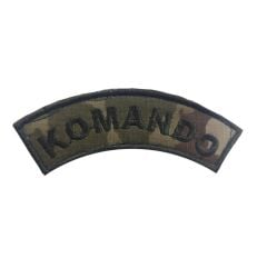 Single Sword Komando Yazılı Nakış Patch - Peç