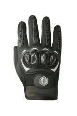 Uzun Dokunmatik Destekli Kaydırmaz ve Koruyucu Motorcu Eldiveni XL - KIRMIZI