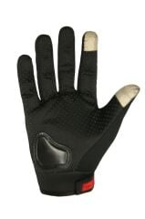 Uzun Dokunmatik Destekli Kaydırmaz ve Koruyucu Motorcu Eldiveni SİYAH - L