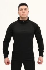 Single Sword Erkek&Kadın Taktik Kombat T-shirt SİYAH - XL