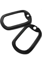 Künye Lastiği - Siyah Künye Lastiği-Asker Künyesi lastiği