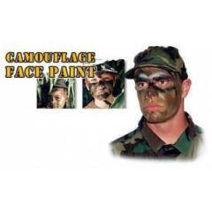 Single Sword Kamuflaj Yüz Boyası 5 Renkli ve Aynalı
