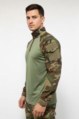 Single Sword Kadın&Erkek Outdoor ve Askeri Combat Tişört USA - M