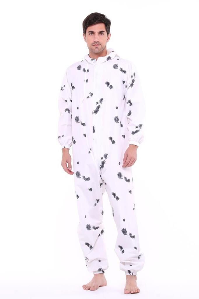 Single Sword Outdoor Kar Elbisesi & Beyaz Kamuflaj 2XL