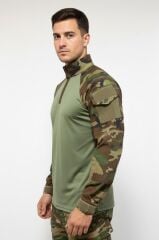 Single Sword Kadın&Erkek Outdoor ve Askeri Combat Tişört USA - XL