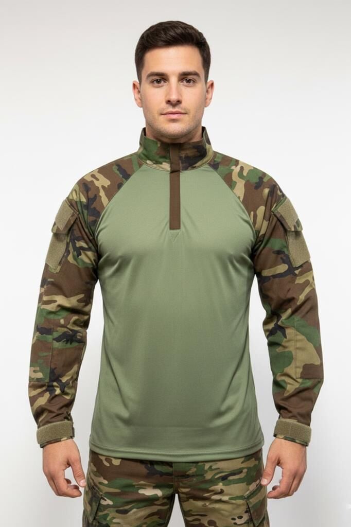 Single Sword Kadın&Erkek Outdoor ve Askeri Combat Tişört USA - XL