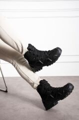 Single Sword SS611 Su Geçirmez Asker Polis Kısa Tactical Bot SİYAH - 39