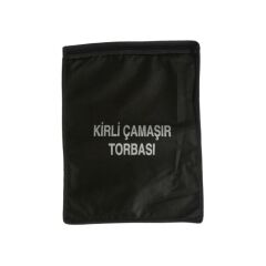 Single Sword Fermuarlı Bedelli & Acemi Asker Kirli Çamaşır Torbası, Siyah