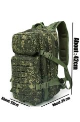 Single Sword 30 Litre Lazer Kesimli Taktik Sırt Çantası HAKİ