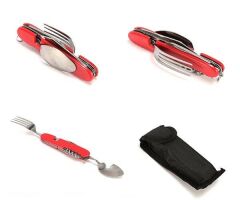 Single Sword Kumanya Bıçağı, Çatal, Kaşık Seti Küçük Boy