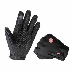 Tam Parmak Dokunmatik Özellikli Motosiklet Ve Bisiklet Eldiveni, Sporcu, Ağırlık Eldiveni PEMBE - S