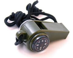 Single Sword Deprem&Acil Durumda Pusulalı&Termometreli İpli Düdük